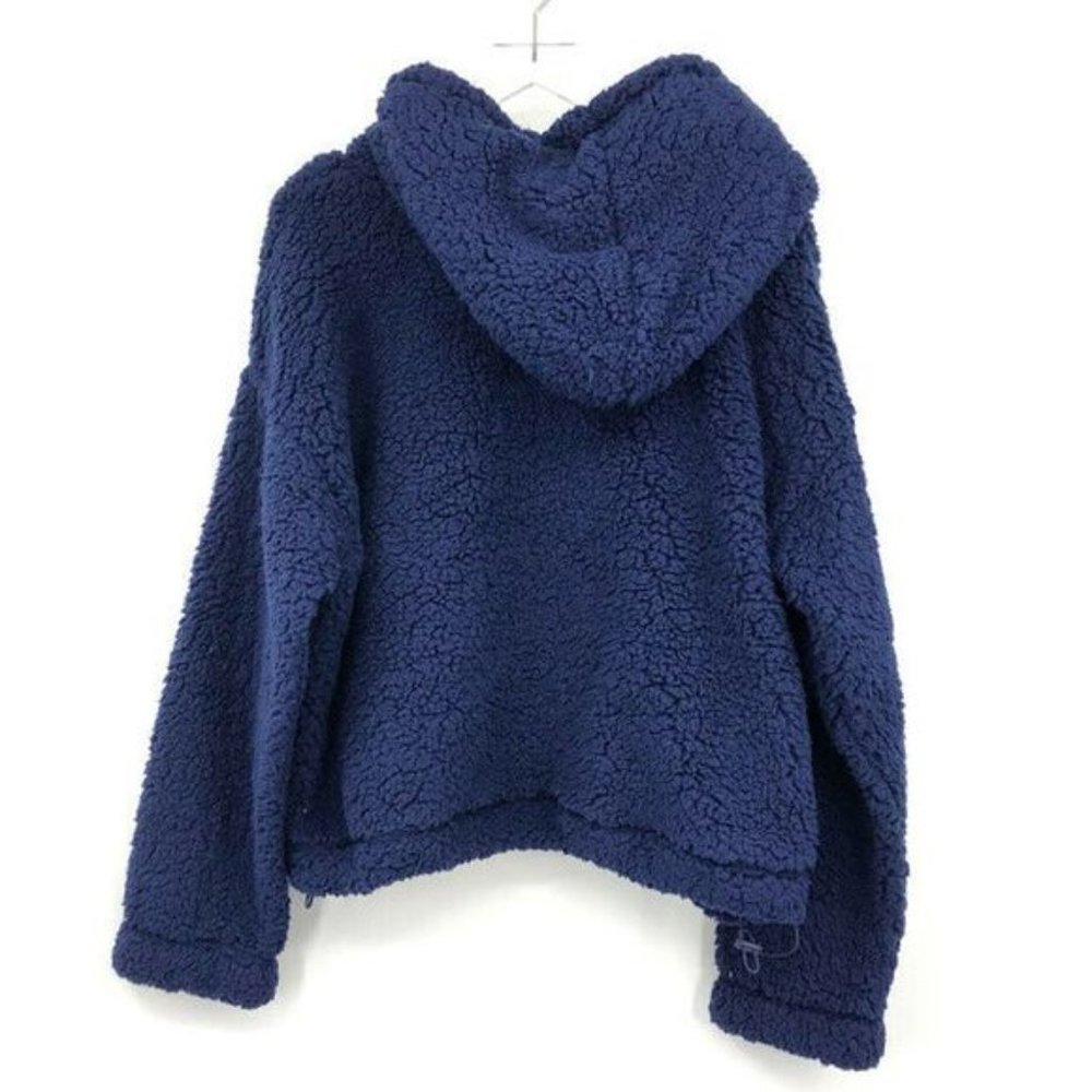 Zella Cassie Faux Shearling Sherpa Hoodie Cozy - Picture 2 of 8